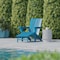 Flash Furniture Blue Adirondack Chairs with Ottoman-Cupholder, 2PK 2-LE-HMP-1045-110-BL-GG - alternate 5